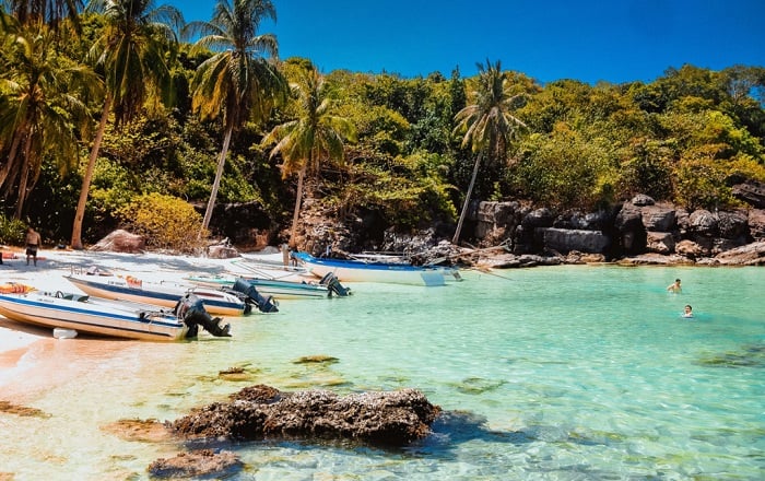 Symphony of the Sea Show, Ho Quoc Pagoda, Bai Khem Beach & Kiss Bridge Fireworks