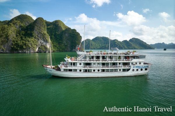 Hera Classic Boutique Luxury Cruise in Halong Bay (2D1N or 3D2N)